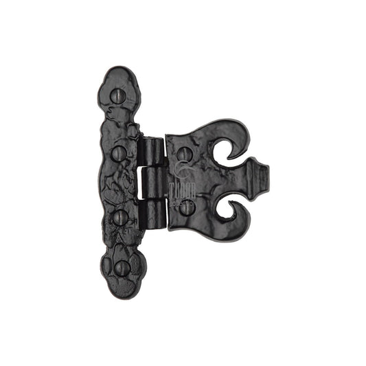 Tudor Coronet Hinge Black Iron by M Marcus - Heritage Brass