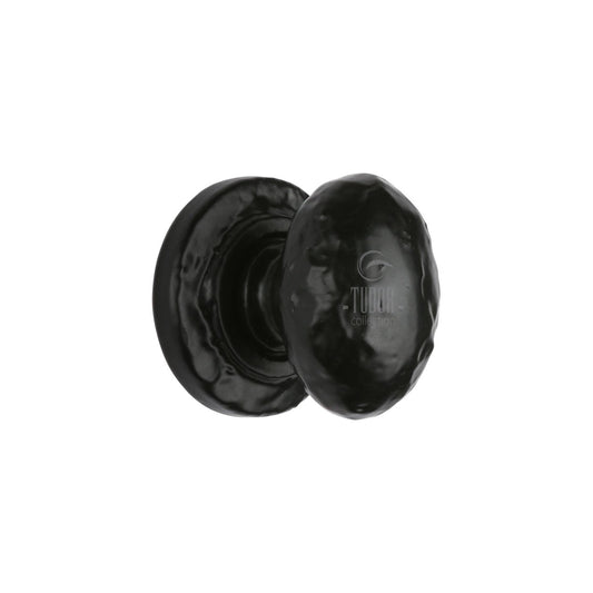 Tudor Rustic Oval Cabinet Knob by M Marcus - Heritage Brass