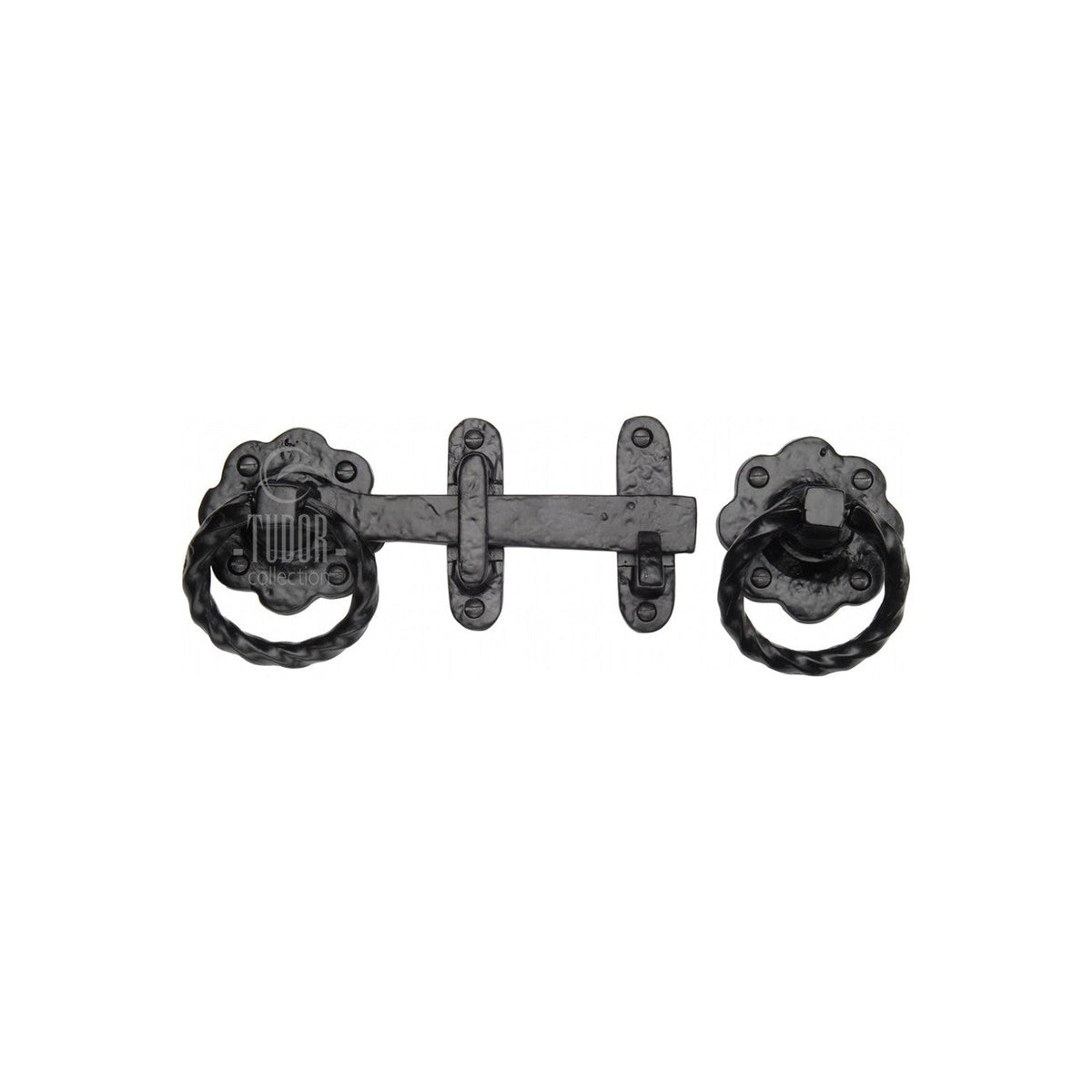 Tudor Gate Latch Black Iron by M Marcus - Heritage Brass