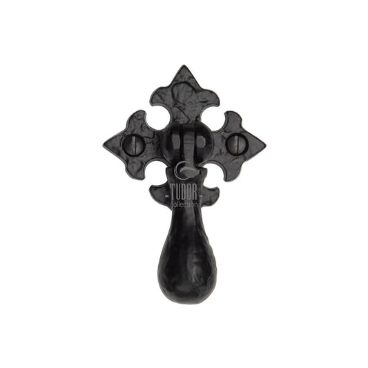 Tudor Cabinet Drop Pull - Black Antique