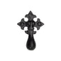 Tudor Cabinet Drop Pull - Black Antique
