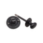 Tudor Privacy Bolt Black Iron by M Marcus - Heritage Brass