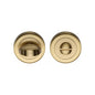 Round Bathroom Turn & Release - V0678 by M Marcus - Heritage Brass