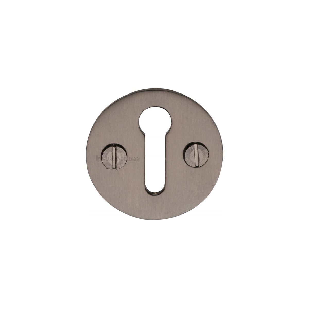 Standard Key Escutcheon Round - V1010 by M Marcus - Heritage Brass