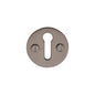 Standard Key Escutcheon Round - V1010 by M Marcus - Heritage Brass
