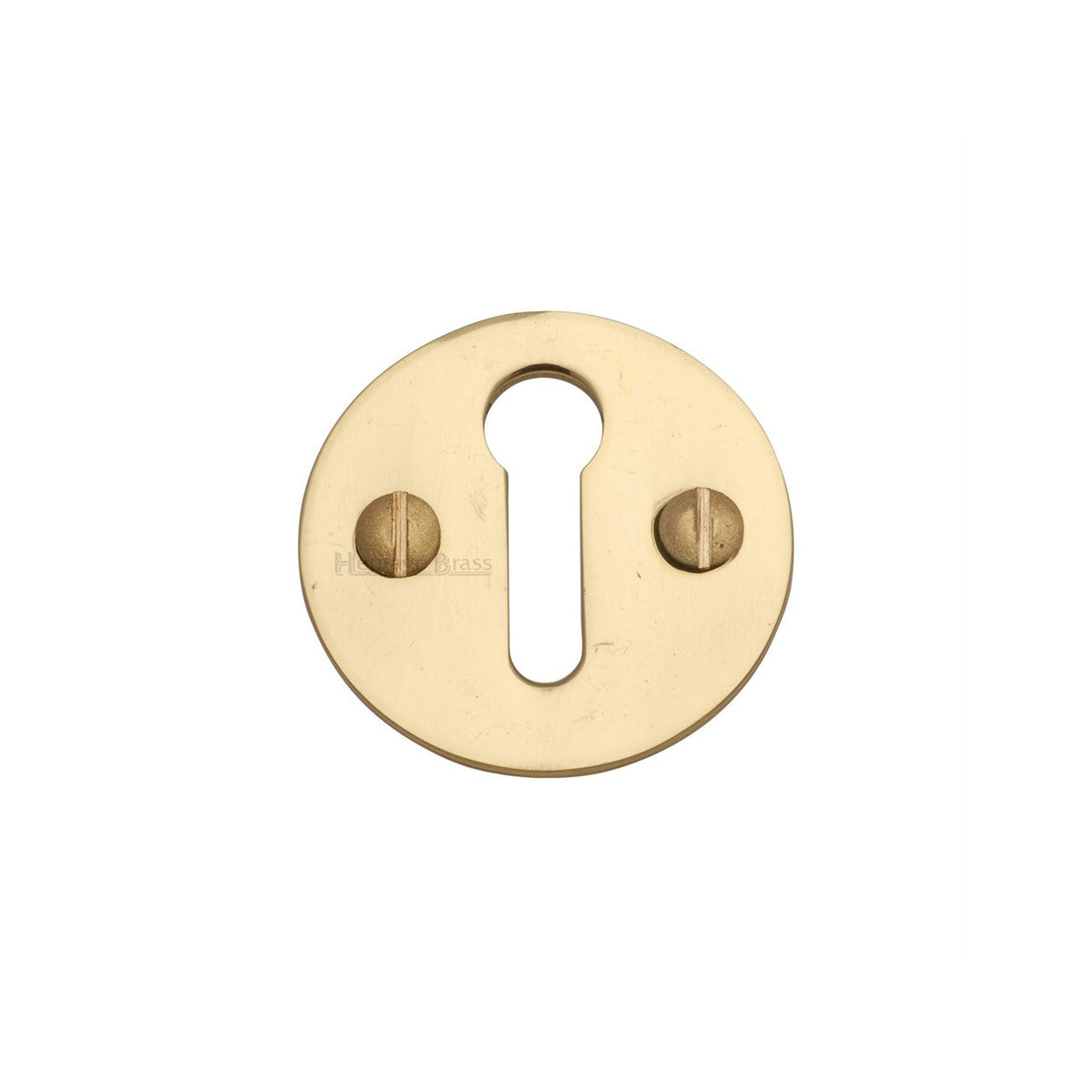 Standard Key Escutcheon Round - V1010 by M Marcus - Heritage Brass
