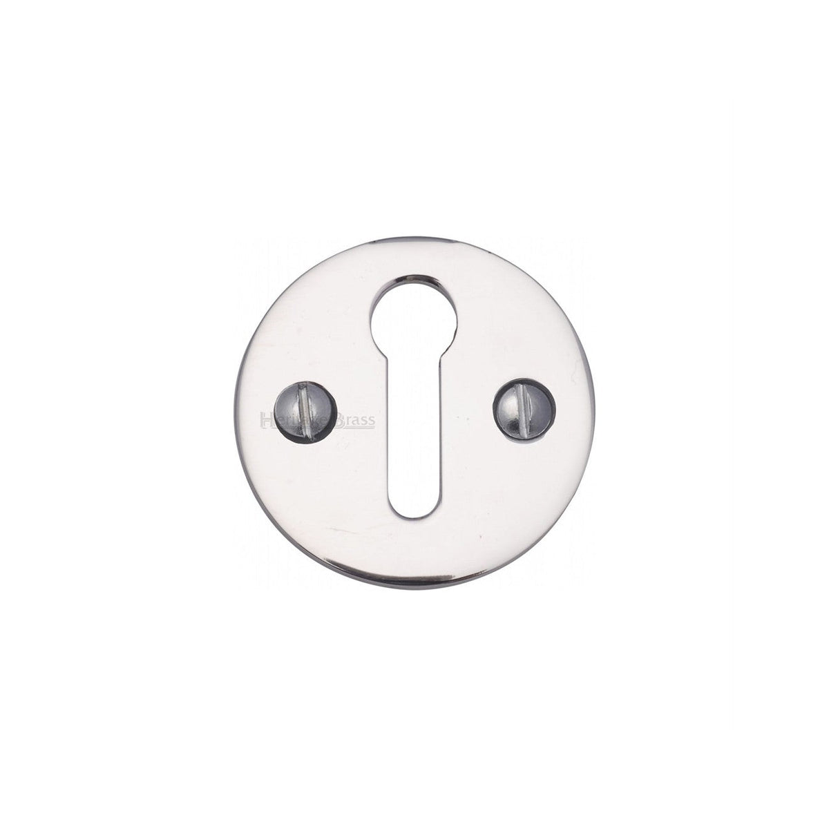 Standard Key Escutcheon Round - V1010 by M Marcus - Heritage Brass