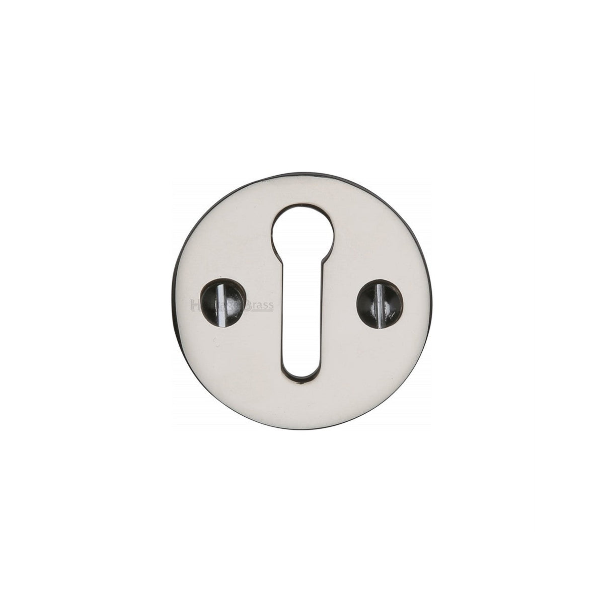 Standard Key Escutcheon Round - V1010 by M Marcus - Heritage Brass