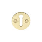 Standard Key Escutcheon Round - V1010 by M Marcus - Heritage Brass