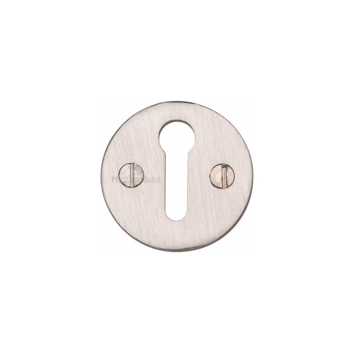 Standard Key Escutcheon Round - V1010 by M Marcus - Heritage Brass