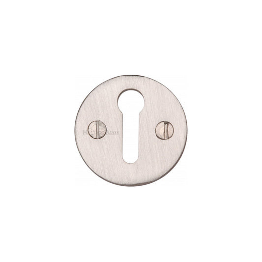 Standard Key Escutcheon Round - V1010 by M Marcus - Heritage Brass