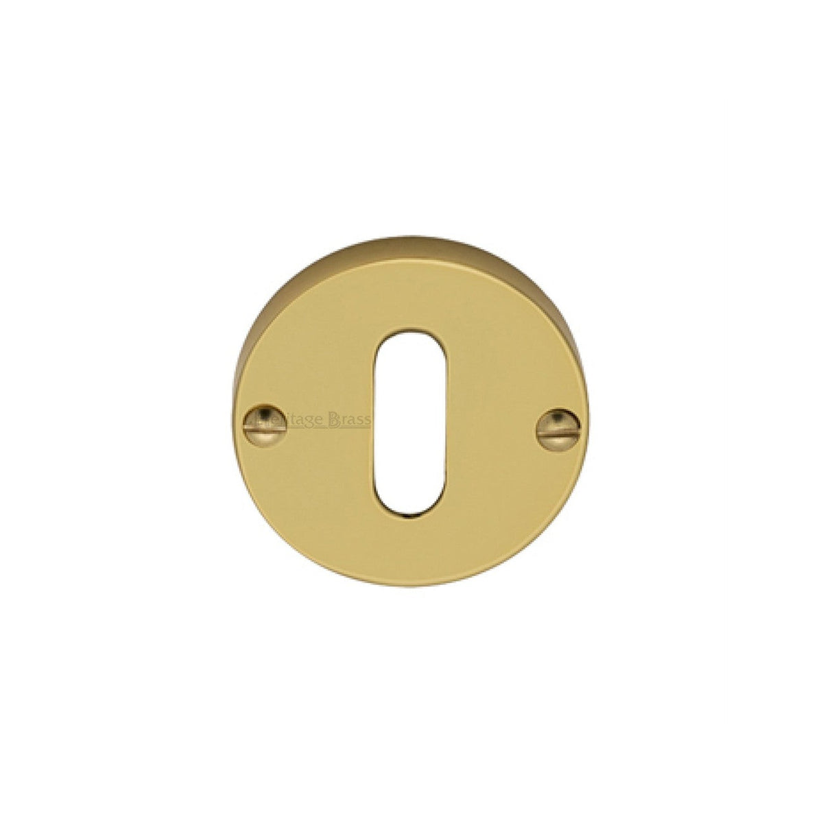 Standard Key Escutcheon Round - V1014 by M Marcus - Heritage Brass