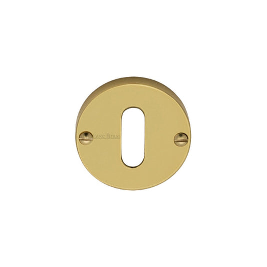 Standard Key Escutcheon Round - V1014 by M Marcus - Heritage Brass
