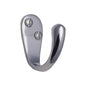Curved Single Robe Hook by M Marcus - Heritage Brass