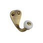 Traditional Single Robe Hook by M Marcus - Heritage Brass