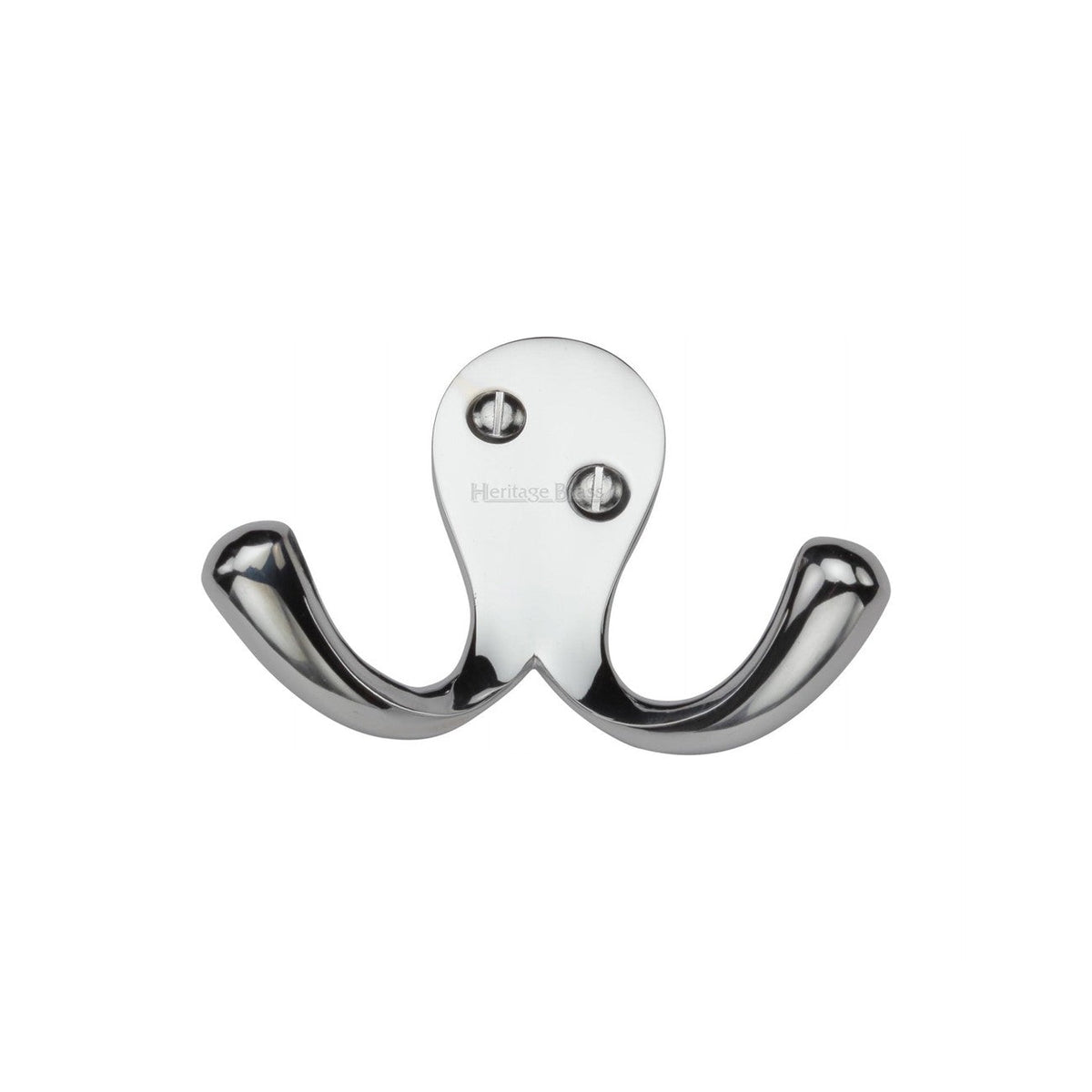 Double Coat HookÂ - V1060 by M Marcus - Heritage Brass