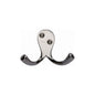 Double Coat HookÂ - V1060 by M Marcus - Heritage Brass