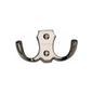 Double Coat HookÂ - V1062 by M Marcus - Heritage Brass
