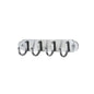 Coat Hooks on Plate by M Marcus - Heritage Brass
