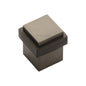 Square Floor Mounted Door Stop - V1089 by M Marcus - Heritage Brass