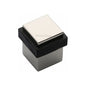 Square Floor Mounted Door Stop - V1089 by M Marcus - Heritage Brass