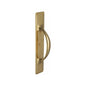Door Pull Handle on Plate by M Marcus - Heritage Brass