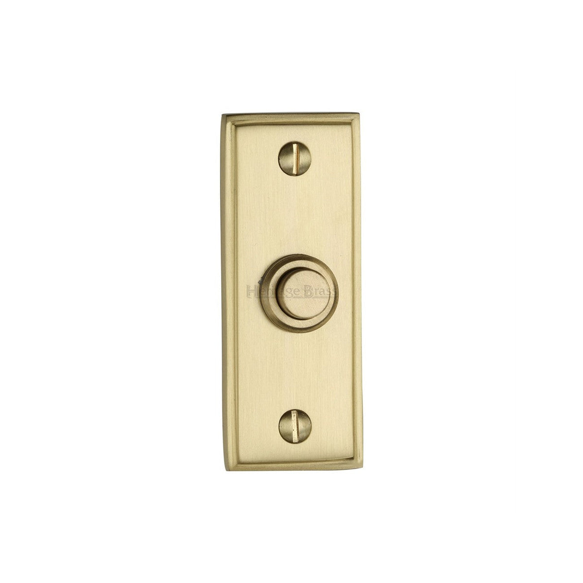 Oblong Bell Push by M Marcus - Heritage Brass