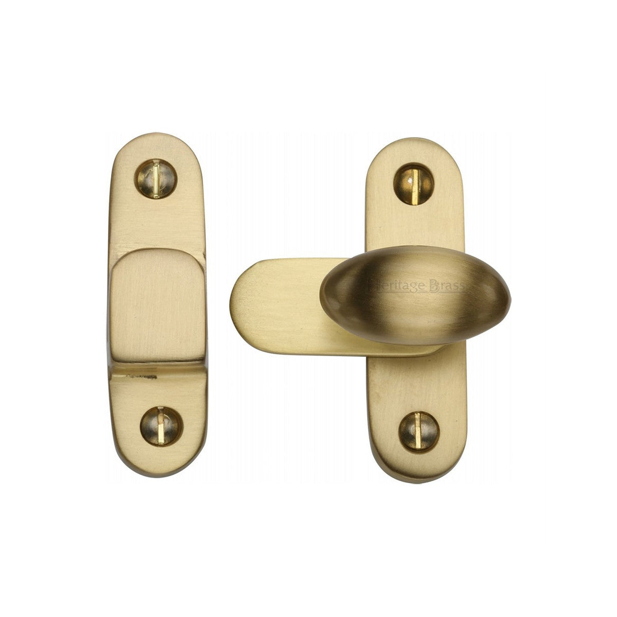 Hook and Plate Fastener by M Marcus - Heritage Brass