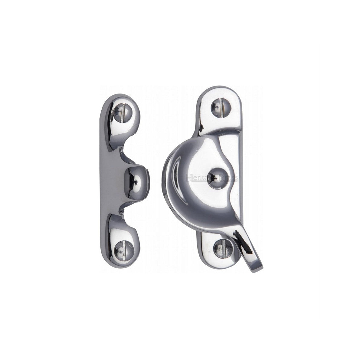 Fitch Pattern Sash Fastener by M Marcus - Heritage Brass