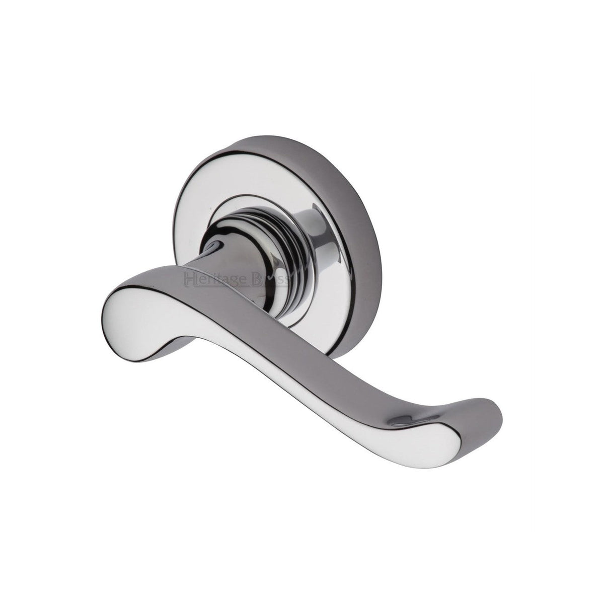 Bedford Door Handle on Round Rose