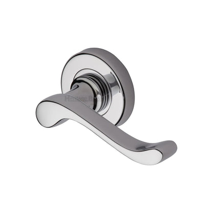 Bedford Door Handle on Round Rose