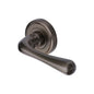 Charlbury Door Handle on Round Rose by M Marcus - Heritage Brass
