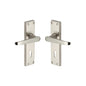Victoria Door Handle on Plate by M Marcus - Heritage Brass