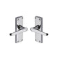 Victoria Short Door Handle on Plate by M Marcus - Heritage Brass
