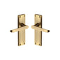 Victoria Door Handle on Plate by M Marcus - Heritage Brass