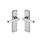 Victoria Door Handle on Plate by M Marcus - Heritage Brass