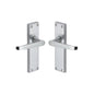 Victoria Door Handle on Plate by M Marcus - Heritage Brass