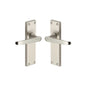 Victoria Door Handle on Plate by M Marcus - Heritage Brass