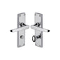 Victoria Door Handle on Plate by M Marcus - Heritage Brass