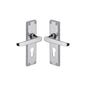 Victoria Door Handle on Plate by M Marcus - Heritage Brass