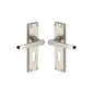 Victoria Door Handle on Plate by M Marcus - Heritage Brass
