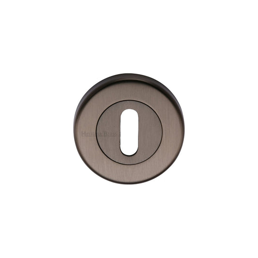 Standard Key Escutcheon Round - V4000 by M Marcus - Heritage Brass