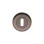 Standard Key Escutcheon Round - V4000 by M Marcus - Heritage Brass