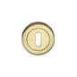 Standard Key Escutcheon Round - V4000 by M Marcus - Heritage Brass