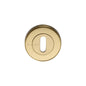 Standard Key Escutcheon Round - V4000 by M Marcus - Heritage Brass
