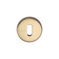 Standard Key Escutcheon Round - V4007 by M Marcus - Heritage Brass