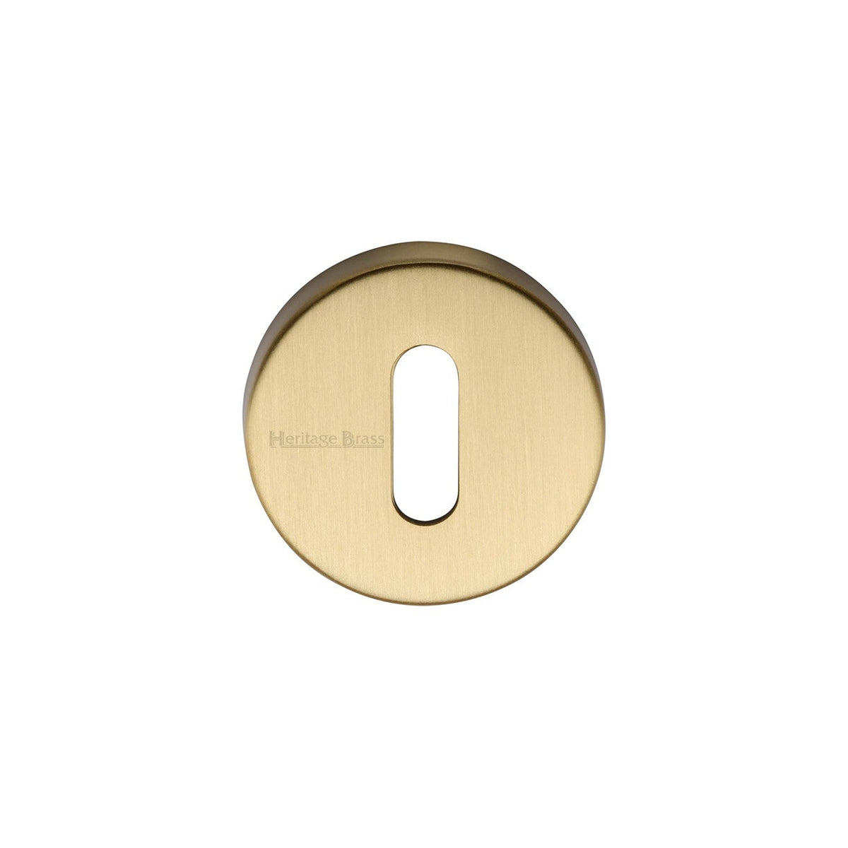 Standard Key Escutcheon Round - V4007 by M Marcus - Heritage Brass