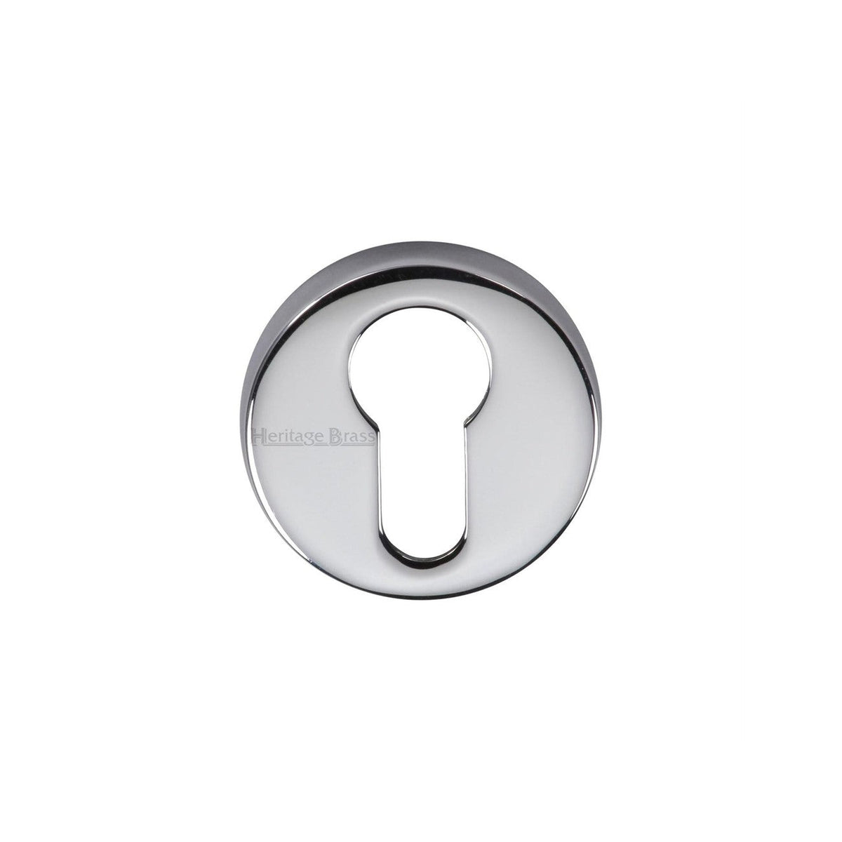 Euro Profile Cylinder Escutcheon Round - V4008 by M Marcus - Heritage Brass