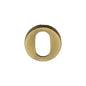 Oval Profile Cylinder Escutcheon Round - V4009 by M Marcus - Heritage Brass