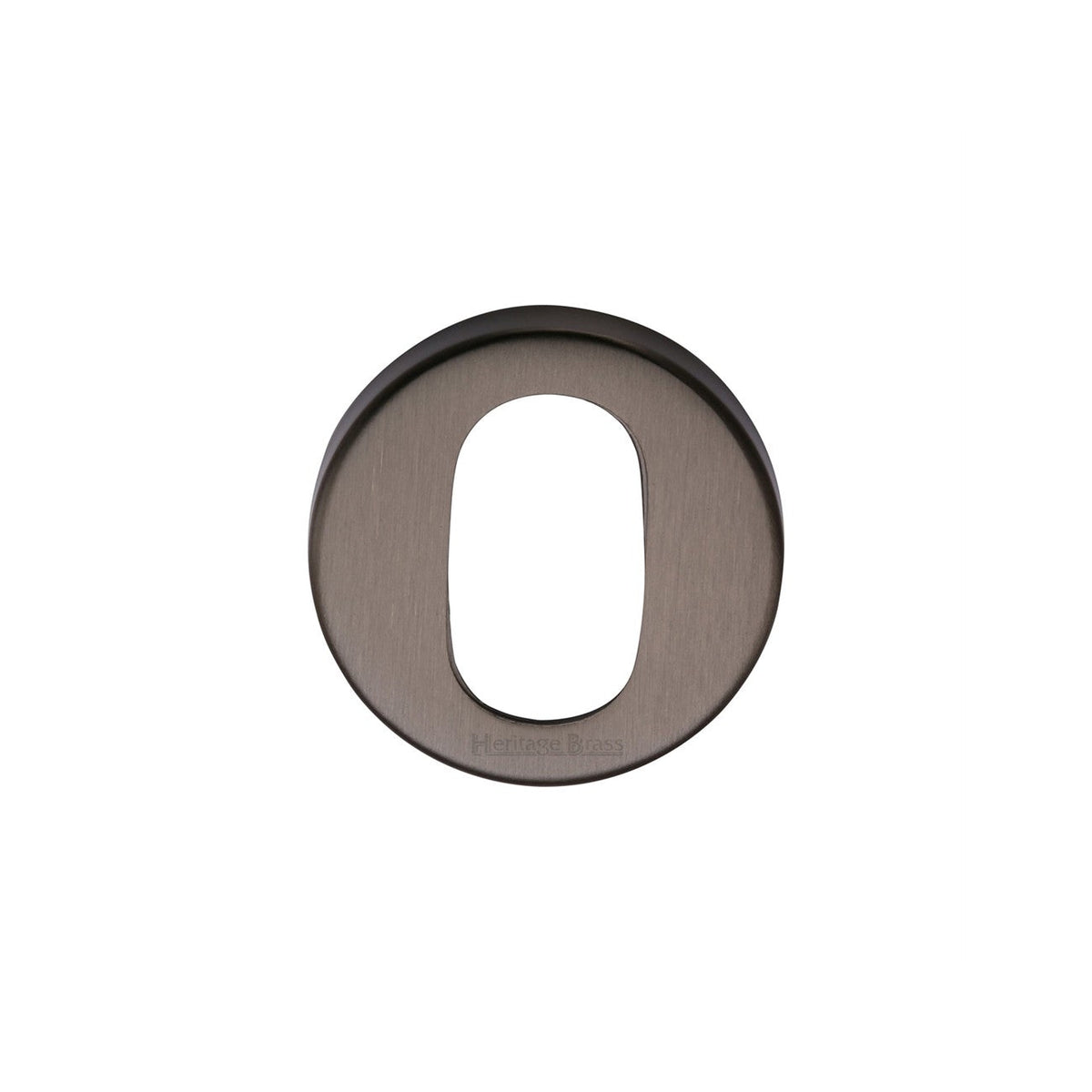 Oval Profile Cylinder Escutcheon Round - V4009 by M Marcus - Heritage Brass